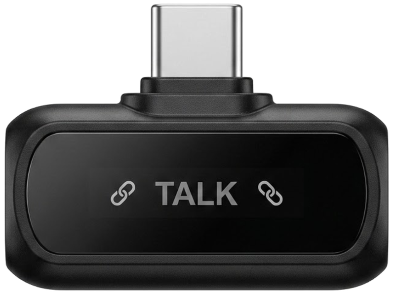 Receptor USB-C do MicTalk